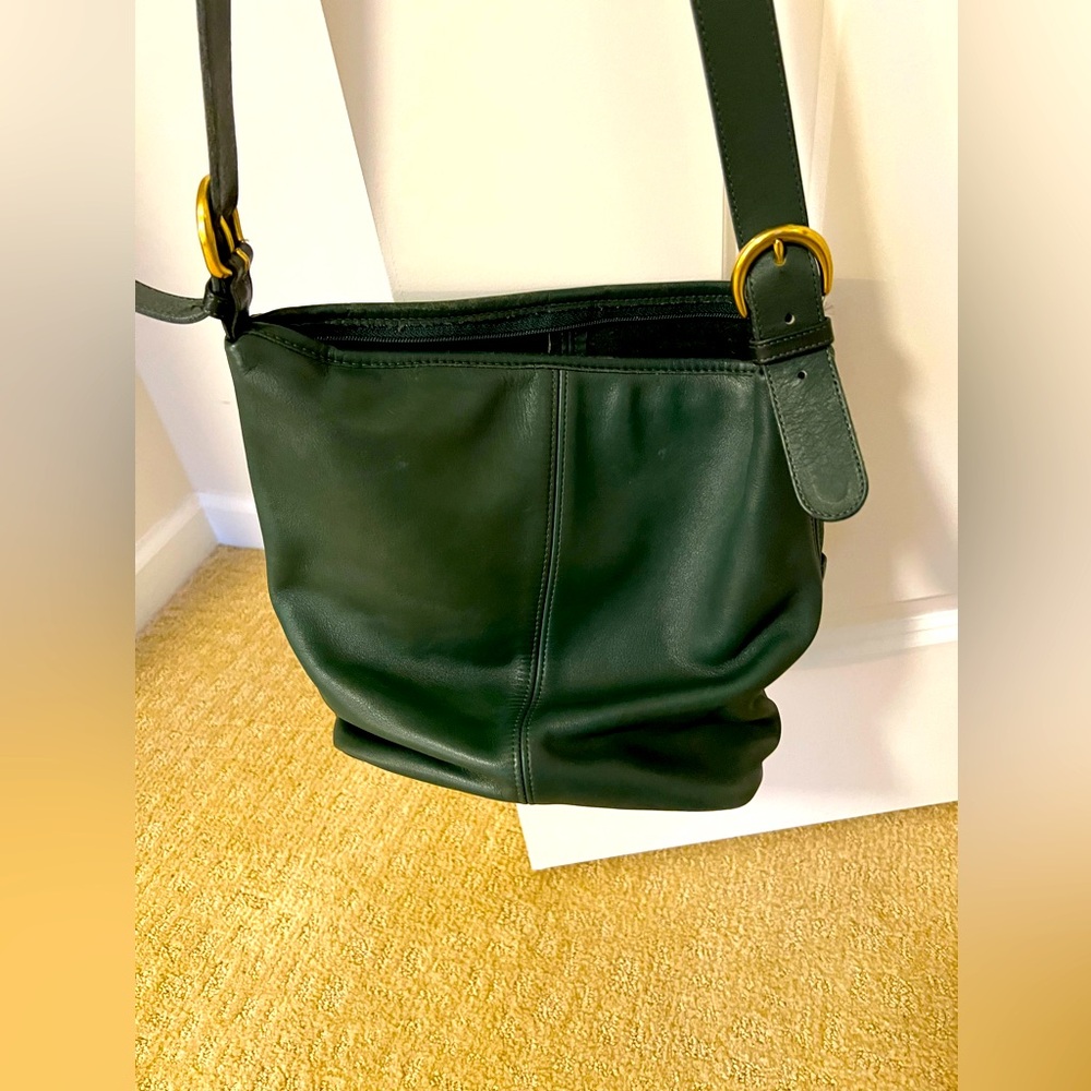 Hunter Green Coach Hobo Bag - Vintage